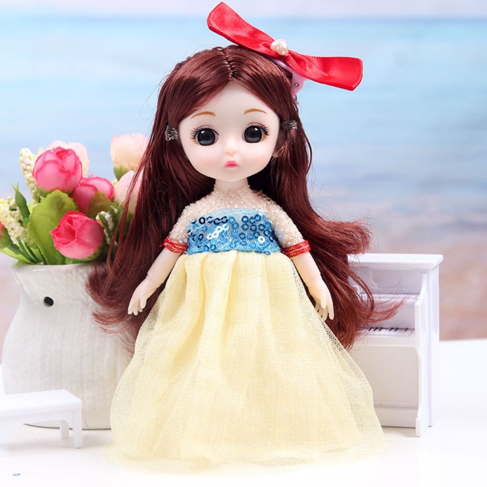 KIRIN Diy Toy Child Toys Princess Dolls Model Clothes Dress Up Gift Articulated Doll Princess Dolls Toys Toy Set Molly Girls' Doll Mini Multi Joint Doll Movable Jointed Princess Dolls