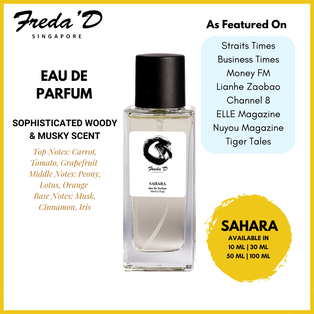 [SG Local Brand] Freda D Luxury Eau De Parfum EDP Long-lasting Artisanal Perfume Unisex - Sahara