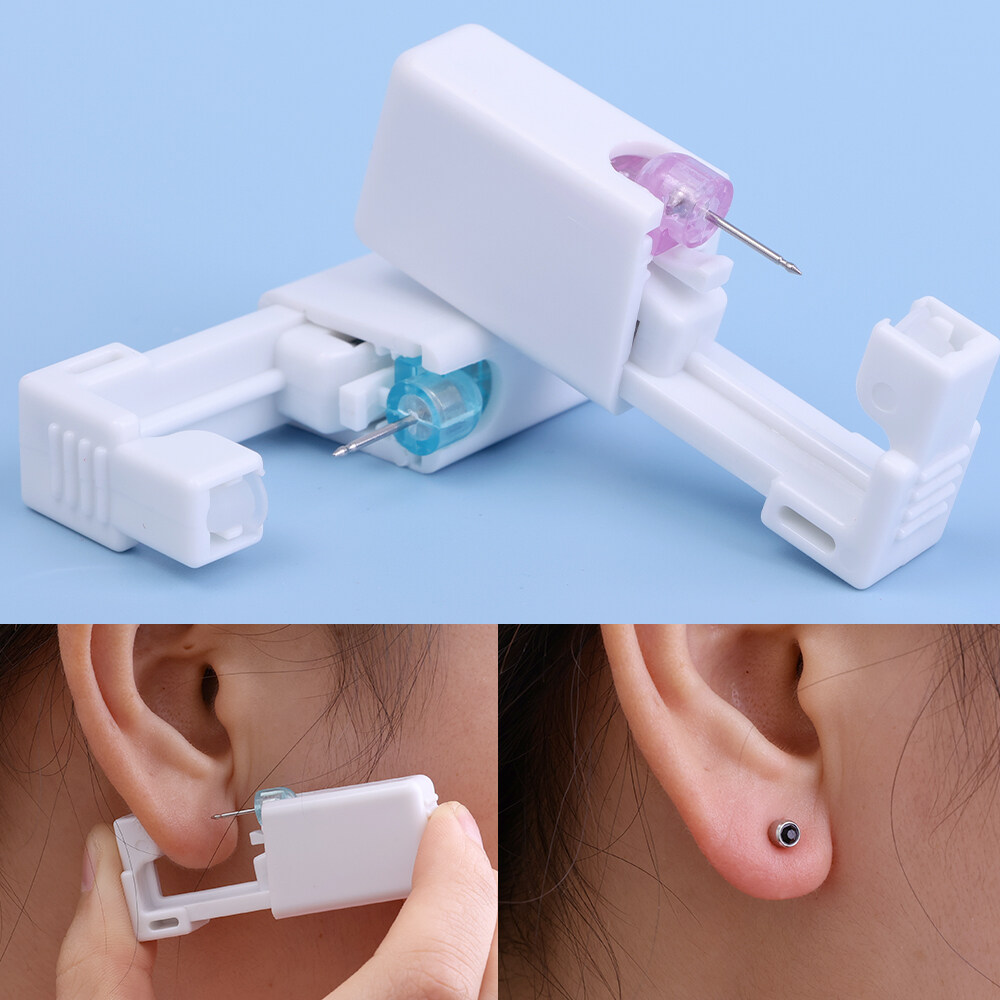 Disposable Safe Painless Ear Piercing Healthy Sterile Puncture Tool Without Inflammation for Earring Ear Piercing Set