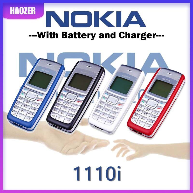 For Nokia 1110i Classic Cellphone 1110 Unlocked Mobile Phone Basic Phone High Quality Handphone