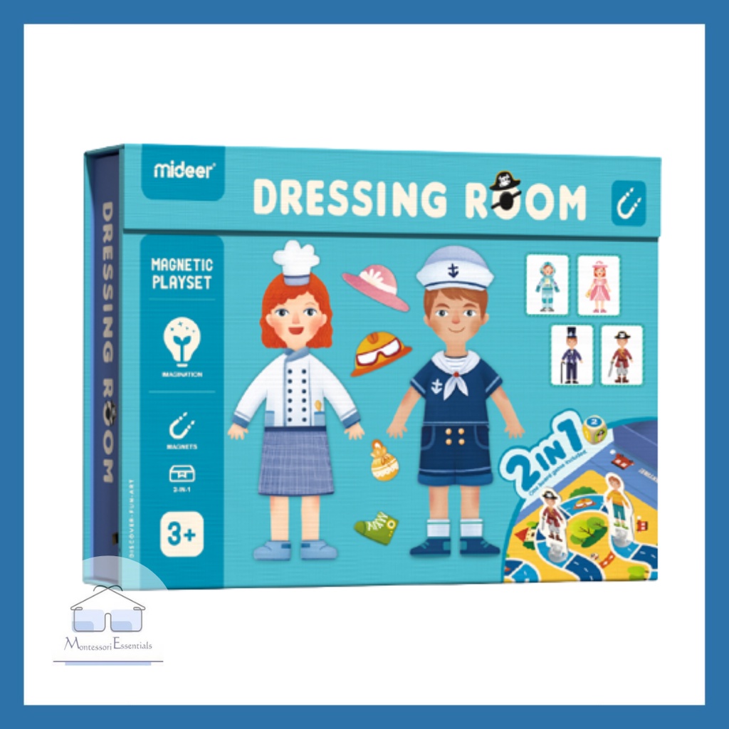 [Boy & Girl Dressing] Mideer Magnetic Puzzle Dress Up Game
