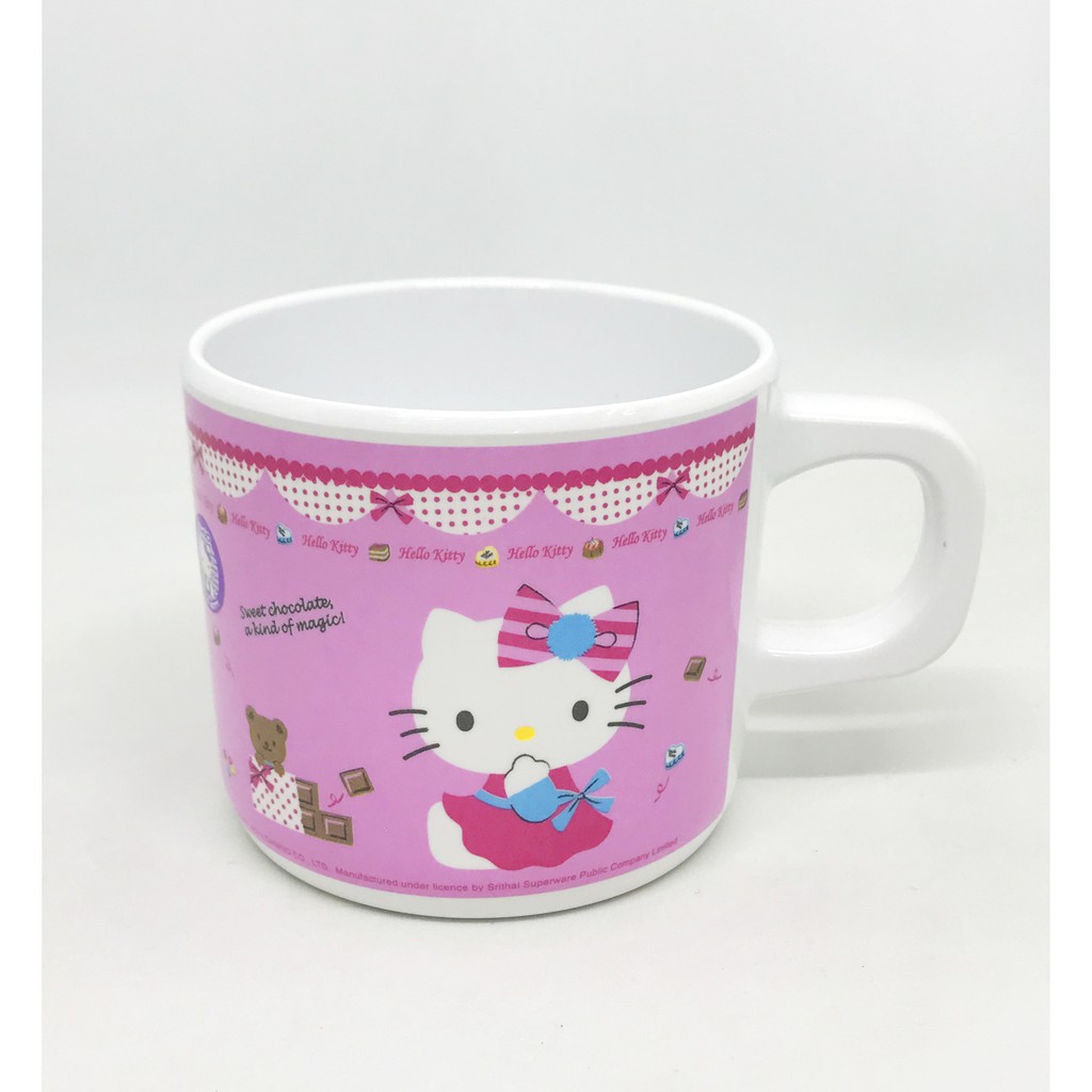 Superware Melamine Glass 3 Inches Children's Mugs Cartoon Water Cups Srithai (Sell By Piece/Choose Product Code); Total 1