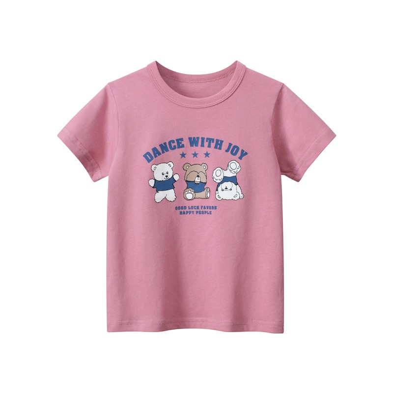 Children's Clothing Short-Sleeved t-Shirt 27home Korean Version 2023 Summer New Products Girls Baby Clothes-0421