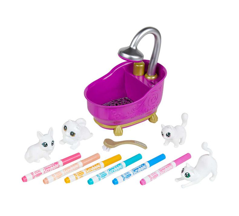 Crayola Scribble Scrubbie Pets Bath Tub Playset