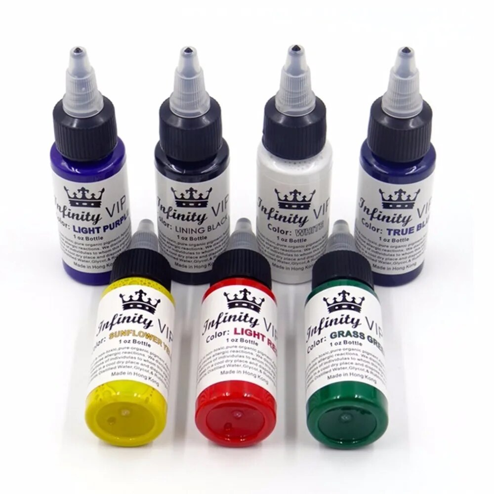 30ml Natural Tattoo Pigment Permanent Makeup 1oz Bottle Tattoos Ink Pigment For Body Professional Beauty Art Supplies New