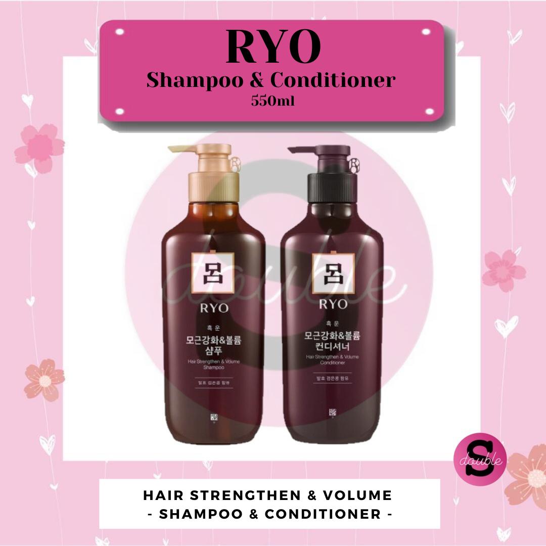 Ryo Shampoo/Conditioner 550ml/ Hair loss Expert Care Shampoo 400ml