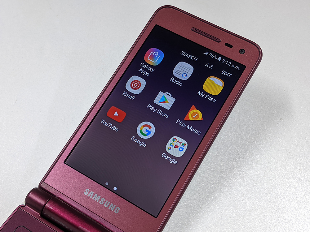 Samsung Galaxy Folder2 G160N 4G LTE Snapdragon 425 Quad Core 3.8 inches 8MP Camera WIFI Bluetooth 1950mAh Android 6.0 Single SIM Flip Mobile Phone