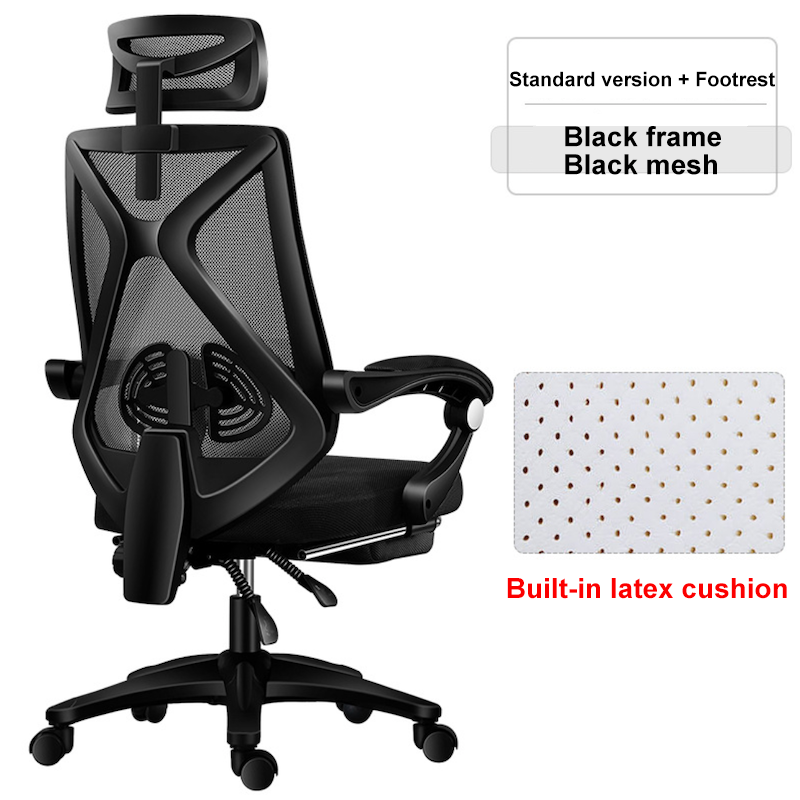 Ergonomic Office Chair - Rolling Desk Chair with 4D Adjustable Armrest, 3D Lumbar Support -  Option 100* 120* is Floor Mat, Mesh Computer Chair, Gaming Chairs, Executive Swivel Chair / Floor Mat