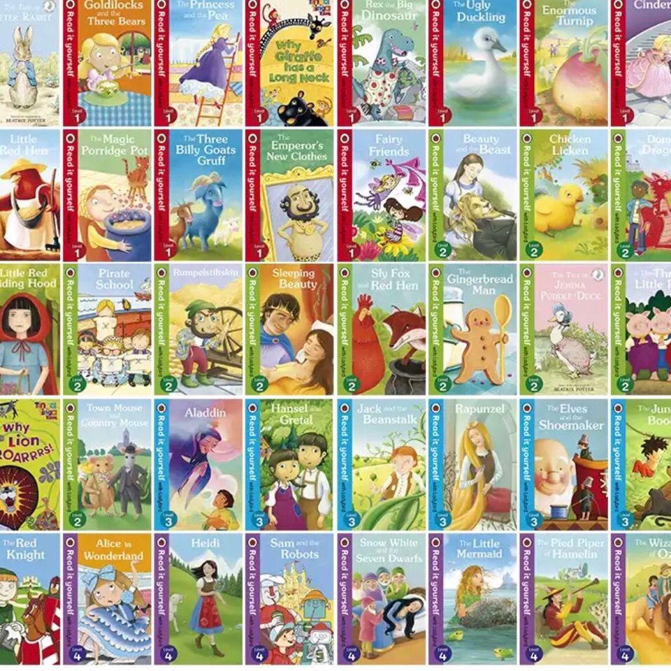 [E47] Ladybird Read It Yourself Collection (Level 1 - 4) Total 50 books for early readers **SOFT COVER**