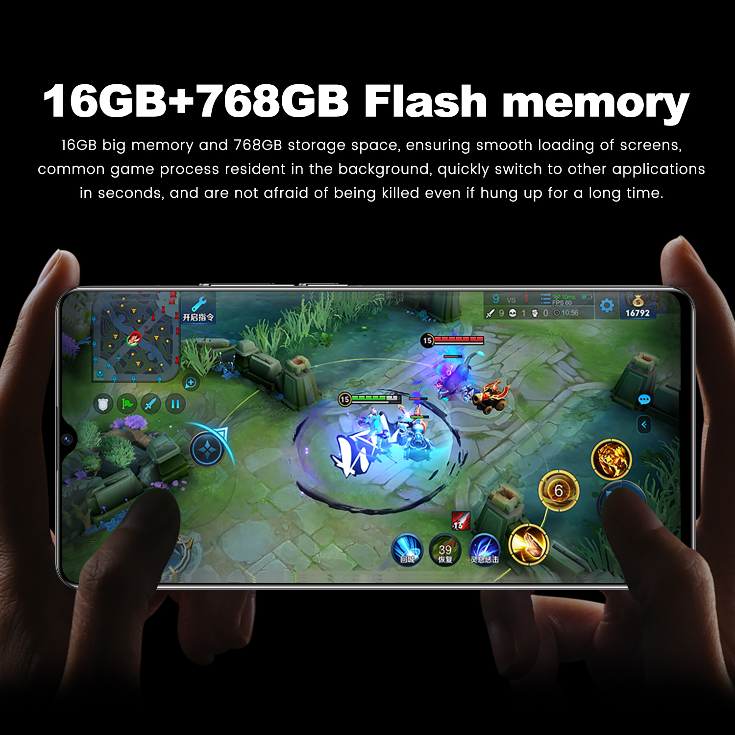 New and ready new Sansung Gaxlay S22 Ultra 5G Handphone 7.5 inch full HD+ Screen Smartphone ram 16GB rom 768Gb 24MP+58MP Global Version Android 10 AI power Phone 5800mAh Support Google Face Unlock 5G 