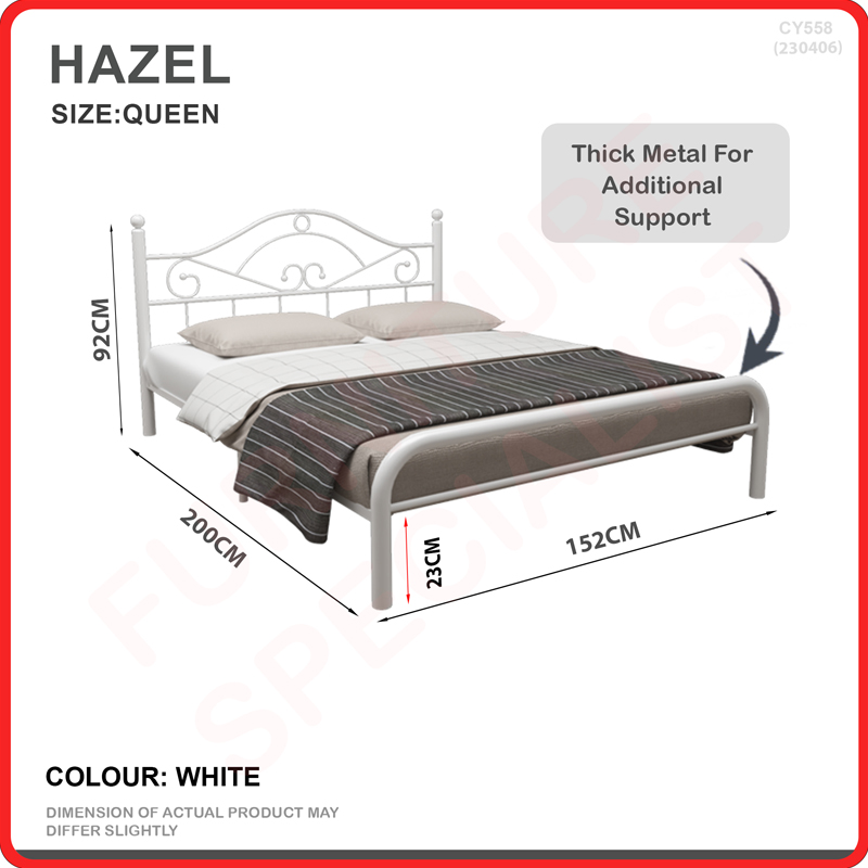 [Bulky]Furniture Specialist BUDGET METAL BED FRAME (SINGLE/ SUPER SINGLE/ QUEEN/ KING SIZE AVAIL)