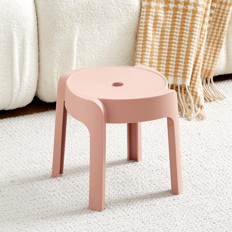 [Ready Stock] 30cm Plastic Stool Nordic Short Kids Chair Household