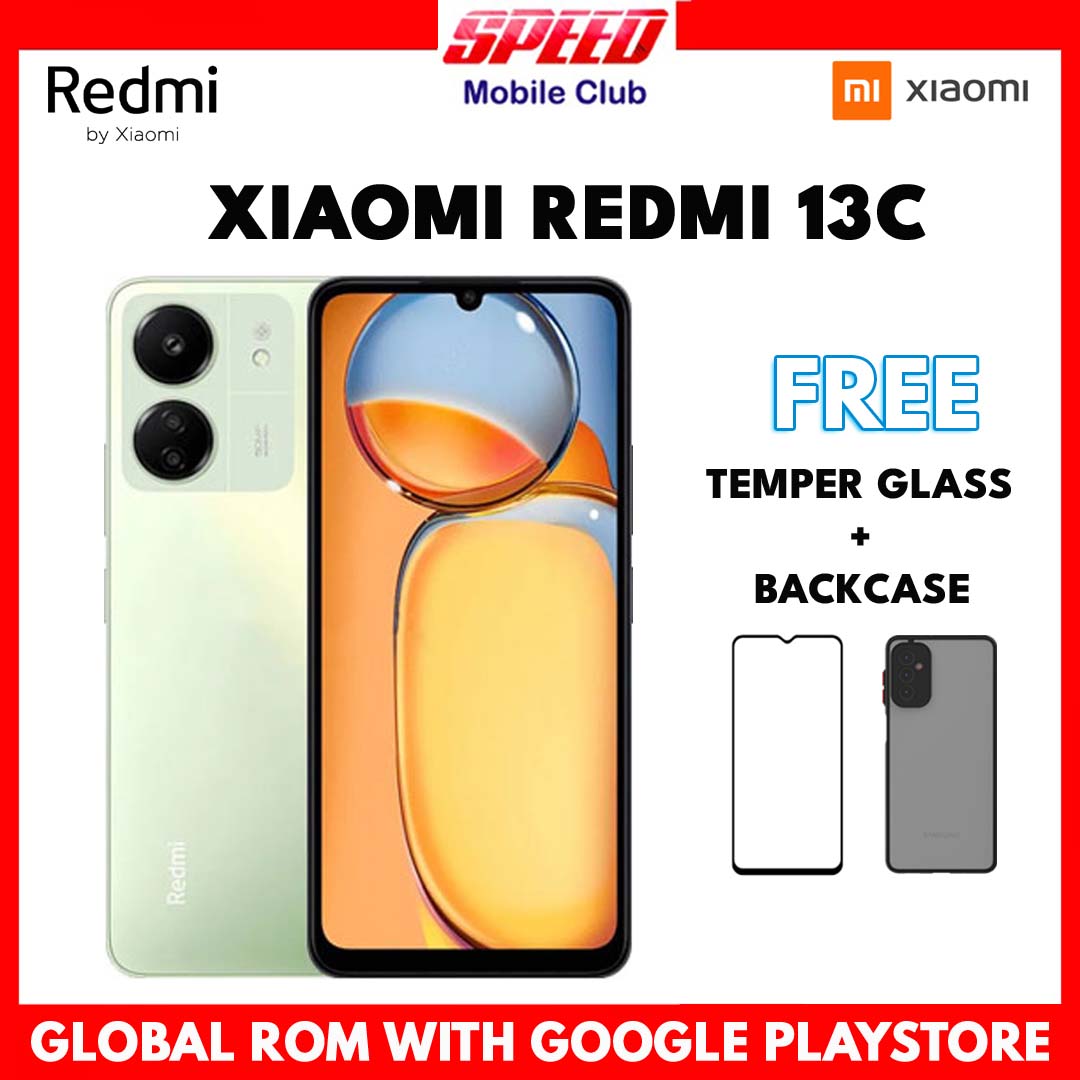 Xiaomi Redmi 13C | 6GB+128GB | 8GB+256GB | Global ROM | Brand New | Local Set | 1 Year Warranty | FREE TEMPER GLASS+BACK CASE OR DISCOUNT PRICE