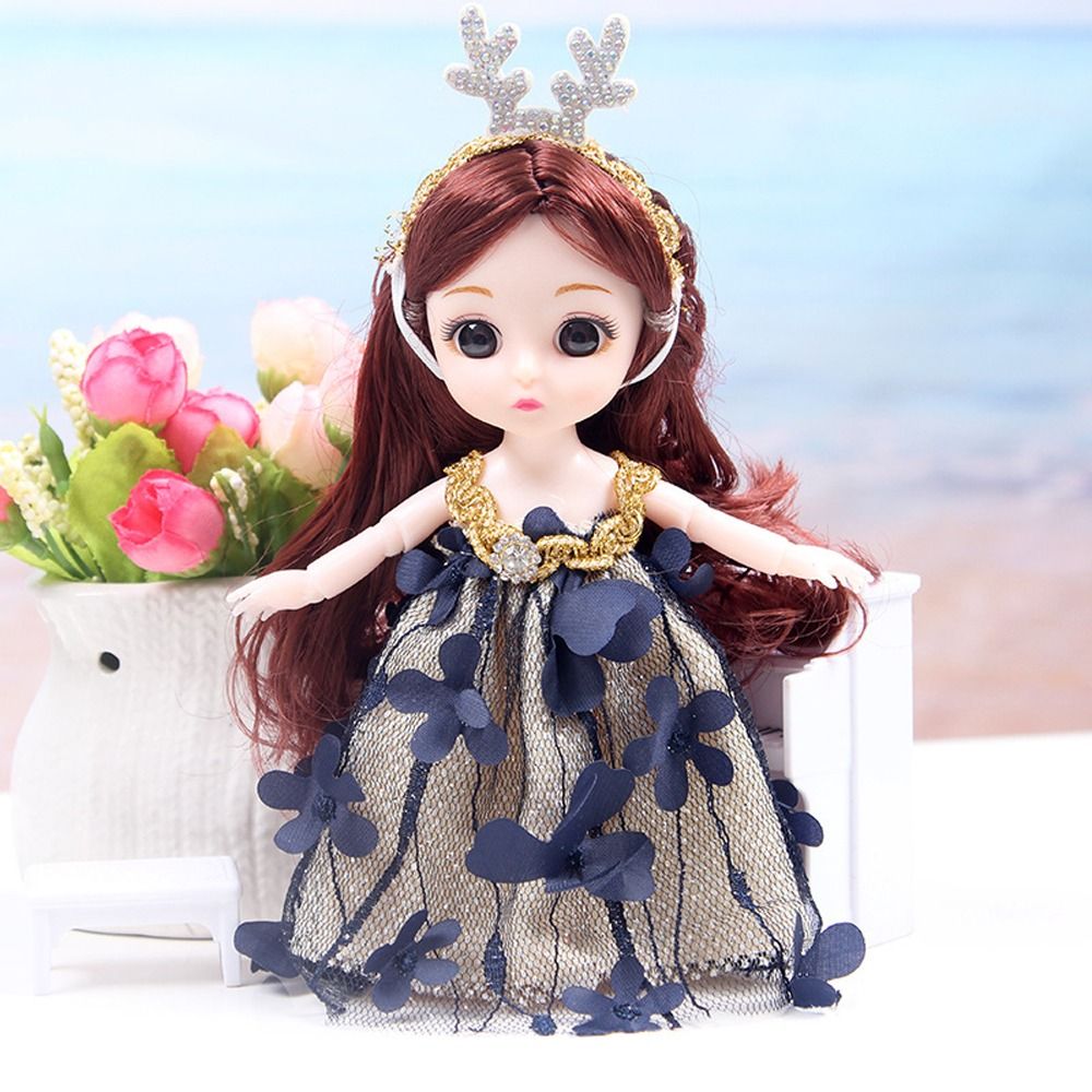 KIRIN Diy Toy Child Toys Princess Dolls Model Clothes Dress Up Gift Articulated Doll Princess Dolls Toys Toy Set Molly Girls' Doll Mini Multi Joint Doll Movable Jointed Princess Dolls