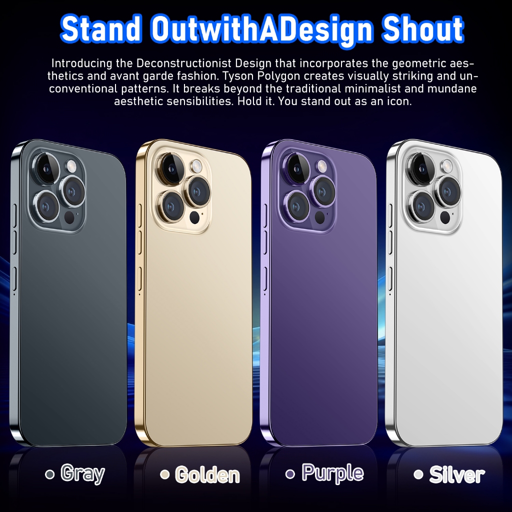 5G Smartphone A15 PRO MAX 7.3inch HD Full-Screen Memory 8+256GB Android 13.0 Battery 8000mAh