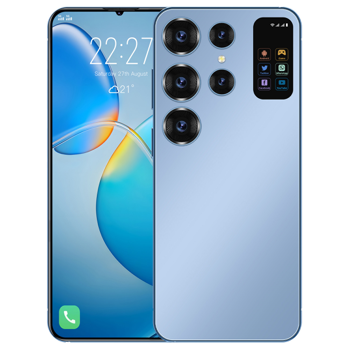 5G Smartphone S24 Ultra 7.0 HD Full Screen Memory 8GB RAM+256GB ROM Camera 48MP+72MP Android OS 13