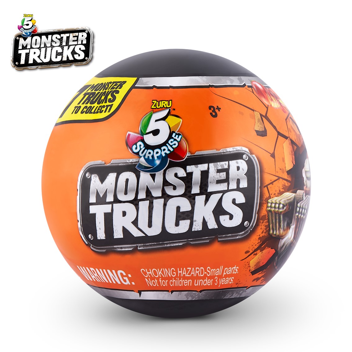 5 Surprise Monster Trucks - Mystery Surprise Capsule - by Zuru
