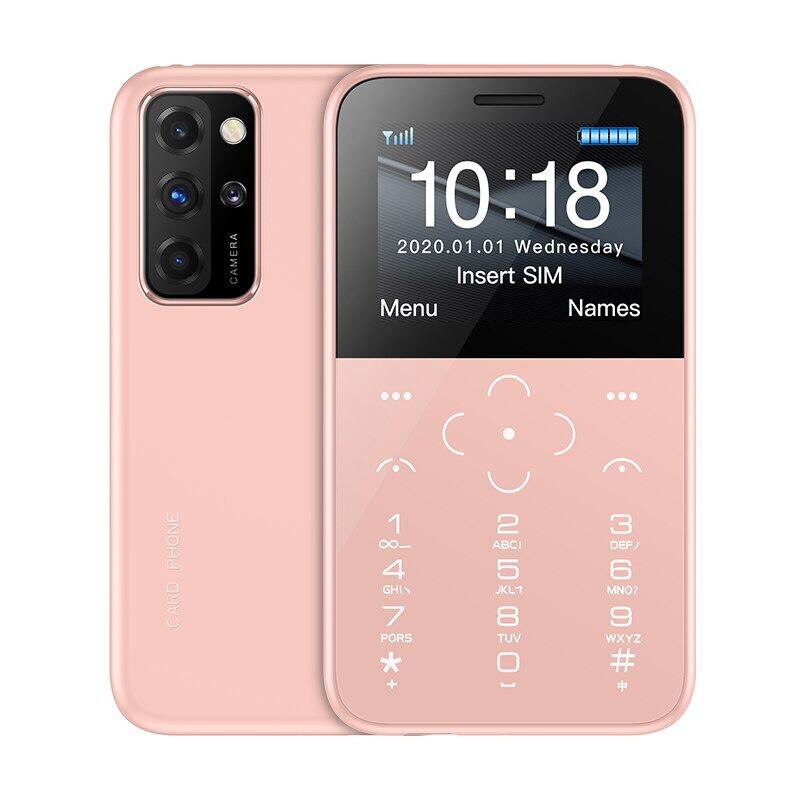 Original SOYES S10P 7S+ Mini Card Phone 2G GSM 400mAh 1.54'' MTK6261M Cellphone Ultra-Thin Fashion Children Small Size Phones