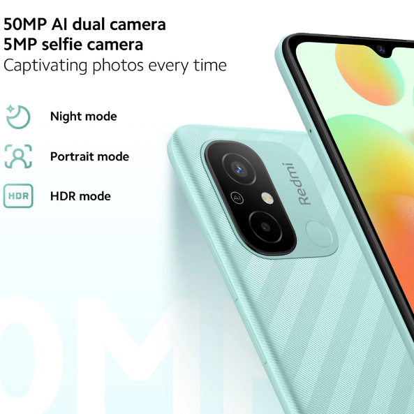 Xiaomi Redmi 12C | 4GB+128GB | 6GB+128GB | Global ROM | Brand New With Warranty | FREE TEMPER GLASS+BACK CASE OR DISCOUNT PRICE