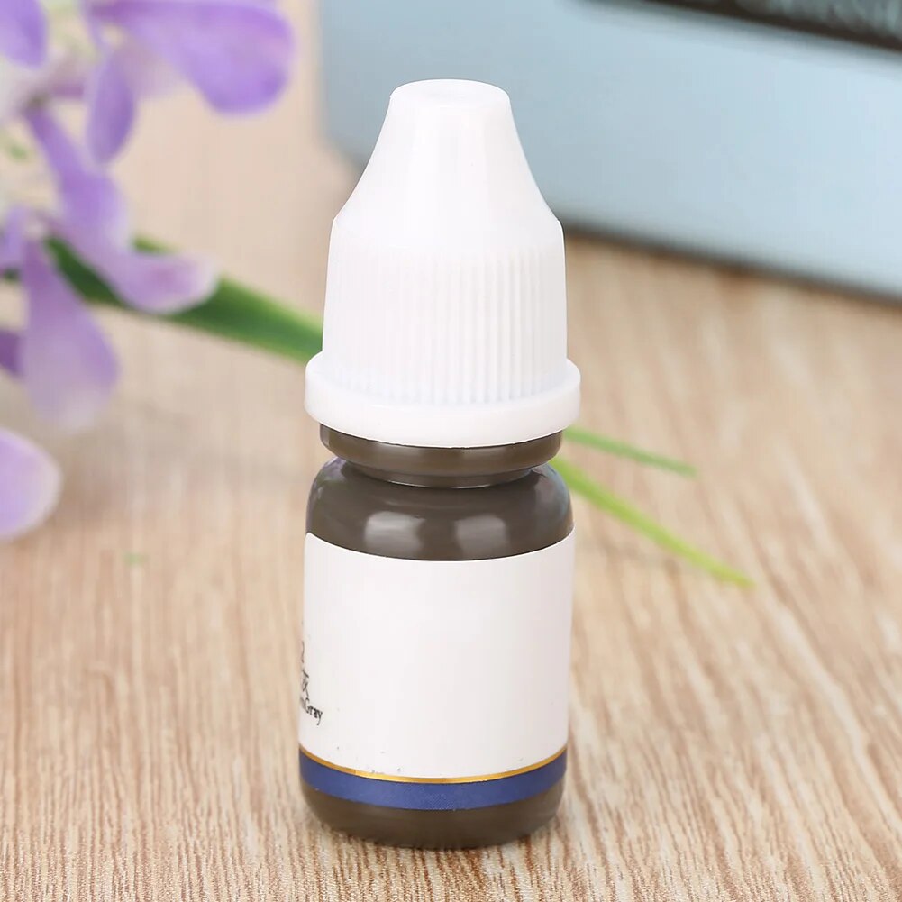 Natural Plant Tattoo Ink Body Paint Pigment Semi-pernament Eyebrow Eye Lips Makeup Inks Microblading Coloring Beauty Supplies