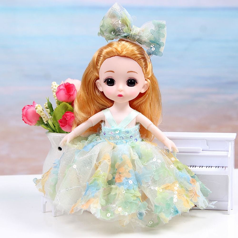 KIRIN Diy Toy Child Toys Princess Dolls Model Clothes Dress Up Gift Articulated Doll Princess Dolls Toys Toy Set Molly Girls' Doll Mini Multi Joint Doll Movable Jointed Princess Dolls