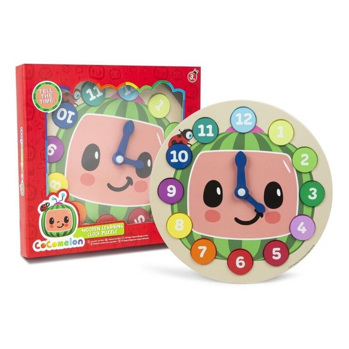 Cocomelon Wooden Learning Clock