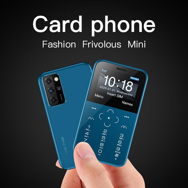 Original SOYES S10P 7S+ Mini Card Phone 2G GSM 400mAh 1.54'' MTK6261M Cellphone Ultra-Thin Fashion Children Small Size Phones