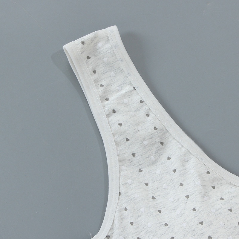 MOMO Plus Size Girls Bra Development Period Baby Training Bra Children's Bra Youth Girl’s Bra Soft Padded Cotton Bra (60-100kg)