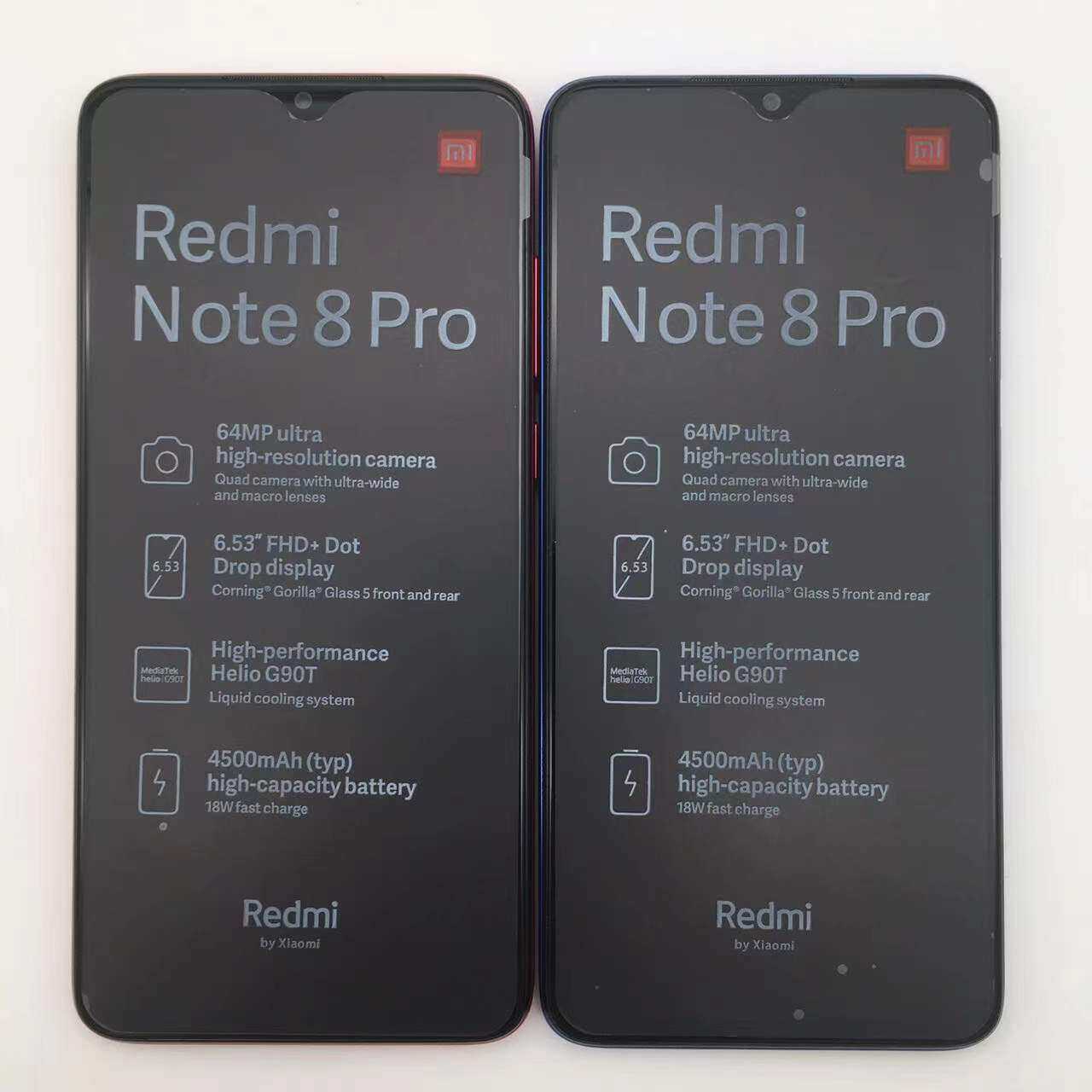 BRAND NEW Xiaomi Redmi Note 8 Pro Smartphone，6.53inchs Android Cellphone Original Phone 6GB RAM 128GB ROM Global ROM version Mobil Phone