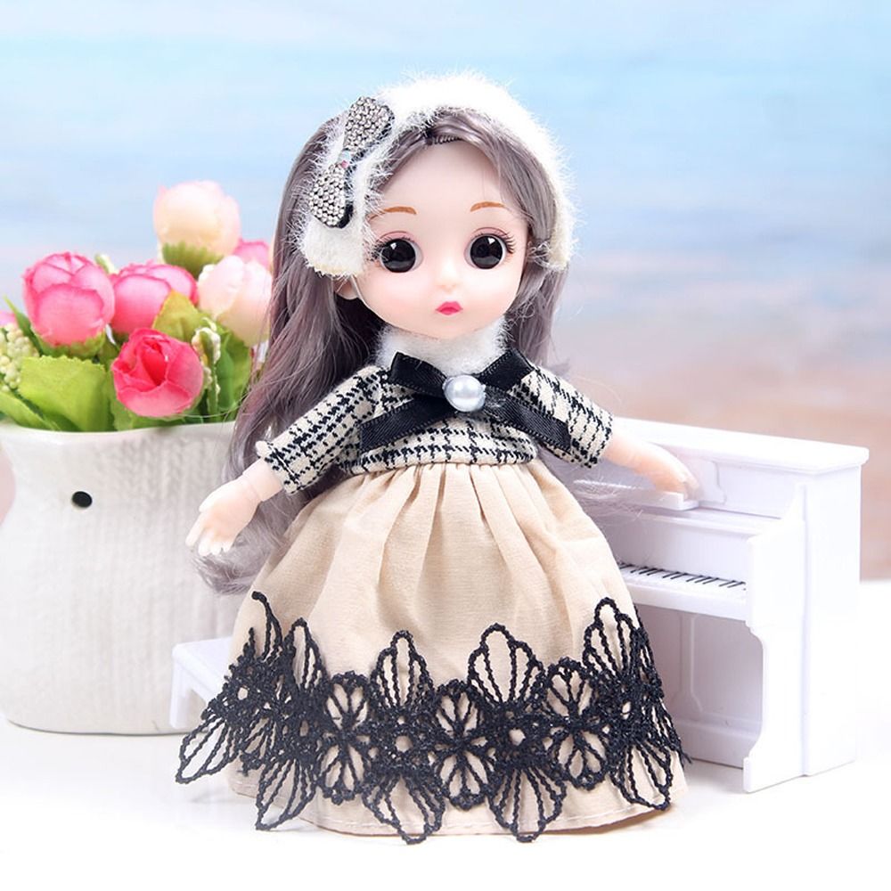 KIRIN Diy Toy Child Toys Princess Dolls Model Clothes Dress Up Gift Articulated Doll Princess Dolls Toys Toy Set Molly Girls' Doll Mini Multi Joint Doll Movable Jointed Princess Dolls