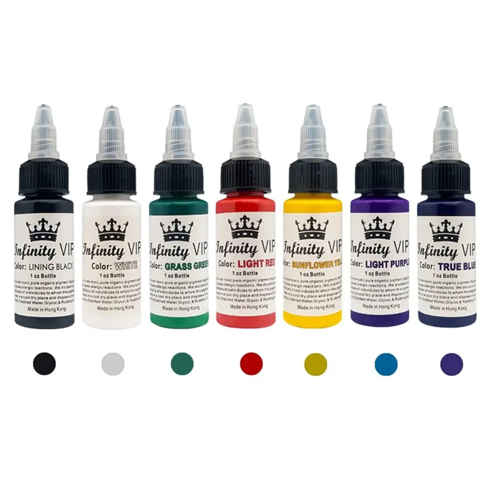 30ml Natural Tattoo Pigment Permanent Makeup 1oz Bottle Tattoos Ink Pigment For Body Professional Beauty Art Supplies New