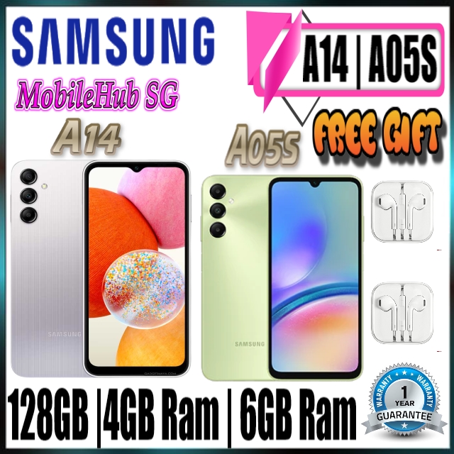 Samsung A14 4G| A05s | 1 Year Samsung Warranty| Free GIFT