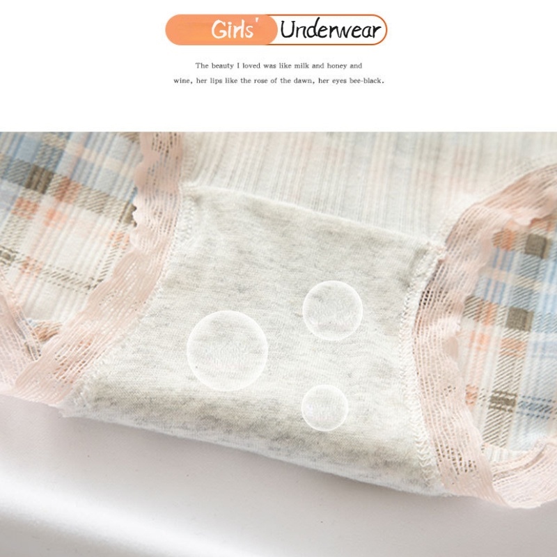 Girls' Underwear Cartoon Printed Briefs Children's Close Fitting Shorts Kids Innerwear Boxer Children's Panties Student Brief Shorts