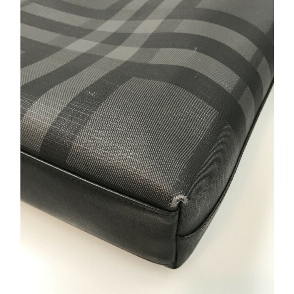 Burberry briefcase men's Black