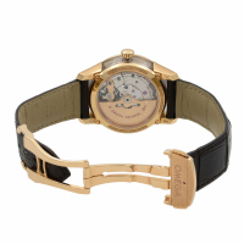 Omega DeVille Hour Vision 18K Rose Gold Automatic Watch Men's Watch 431.63.41.22.02.001-