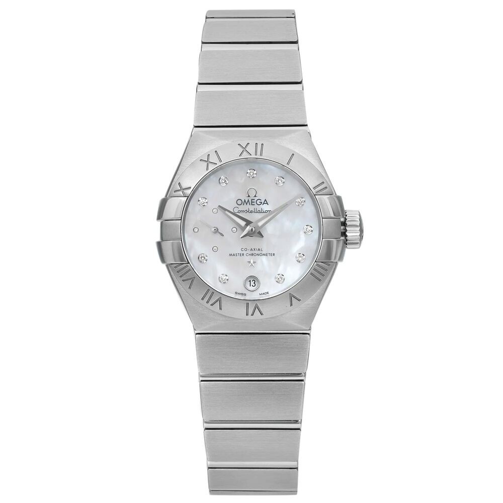 Omega Constellation 27mm Steel MOP Dial Automatic Watch 127.10.27.20.55.001