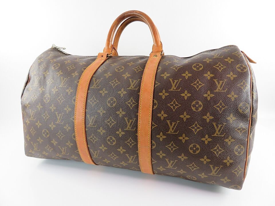Authentic LOUIS VUITTON Keepall 50 Monogram Duffel Bag