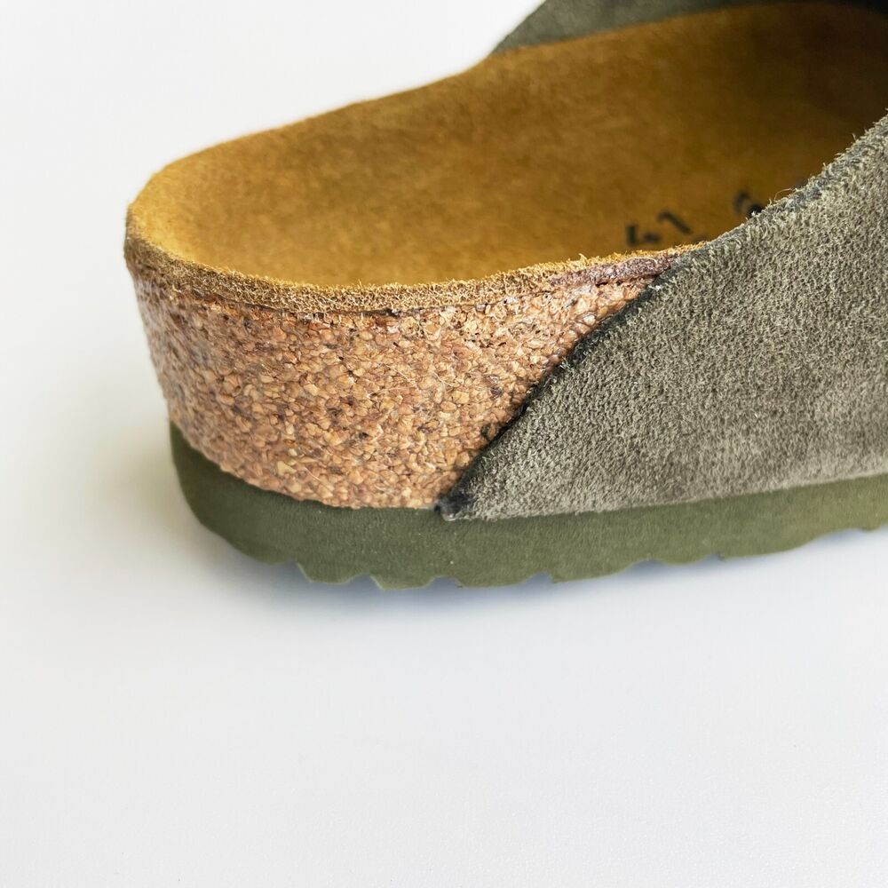 Birkenstock Boston Soft Footbed Suede Leather Women's casual shoes for Thyme