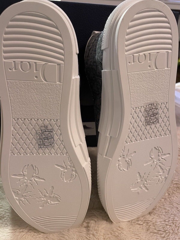 Dior B23 Ruthenium Jacquard Men’s High Top Sneakers Trainers EU 43 UK 9 *NEW*