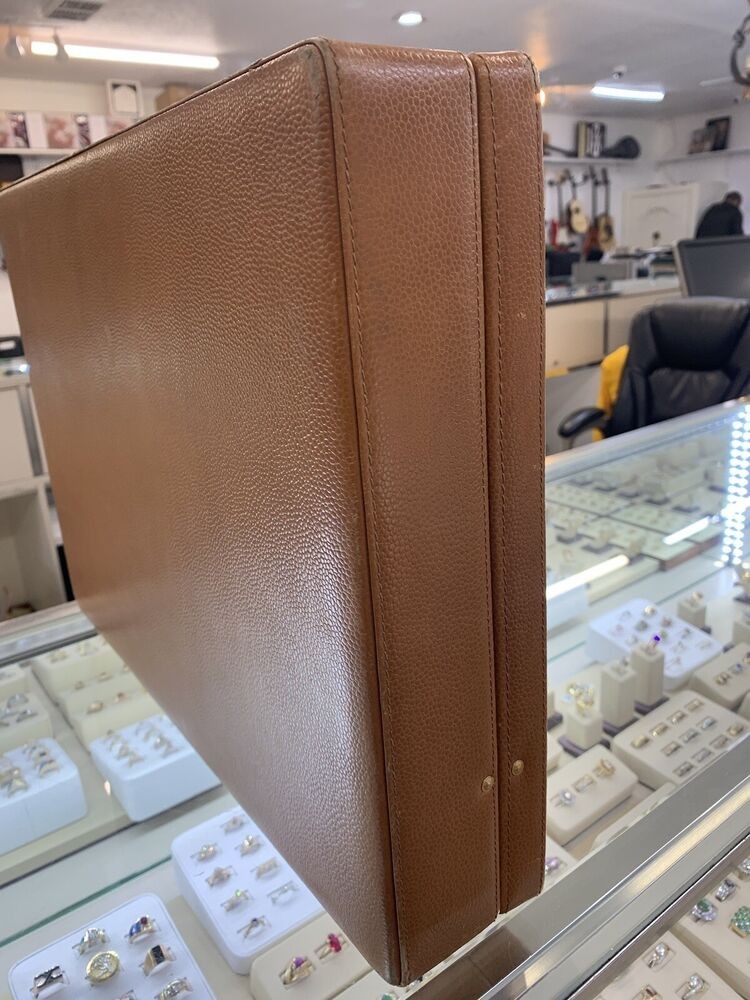 Vintage Original Fendi Leather Briefcase