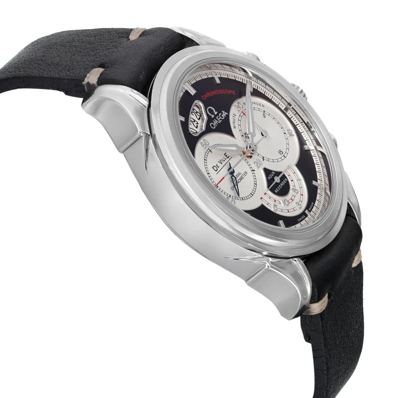 Omega De Ville Timer 41mm Steel Black dial Automatic Watch Men's Watch 4850.50.31-