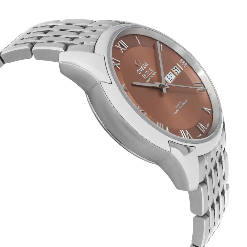 Omega De Ville Hour Mission Steel Brown dial Automatic watch 433.10.41.22.10.01-