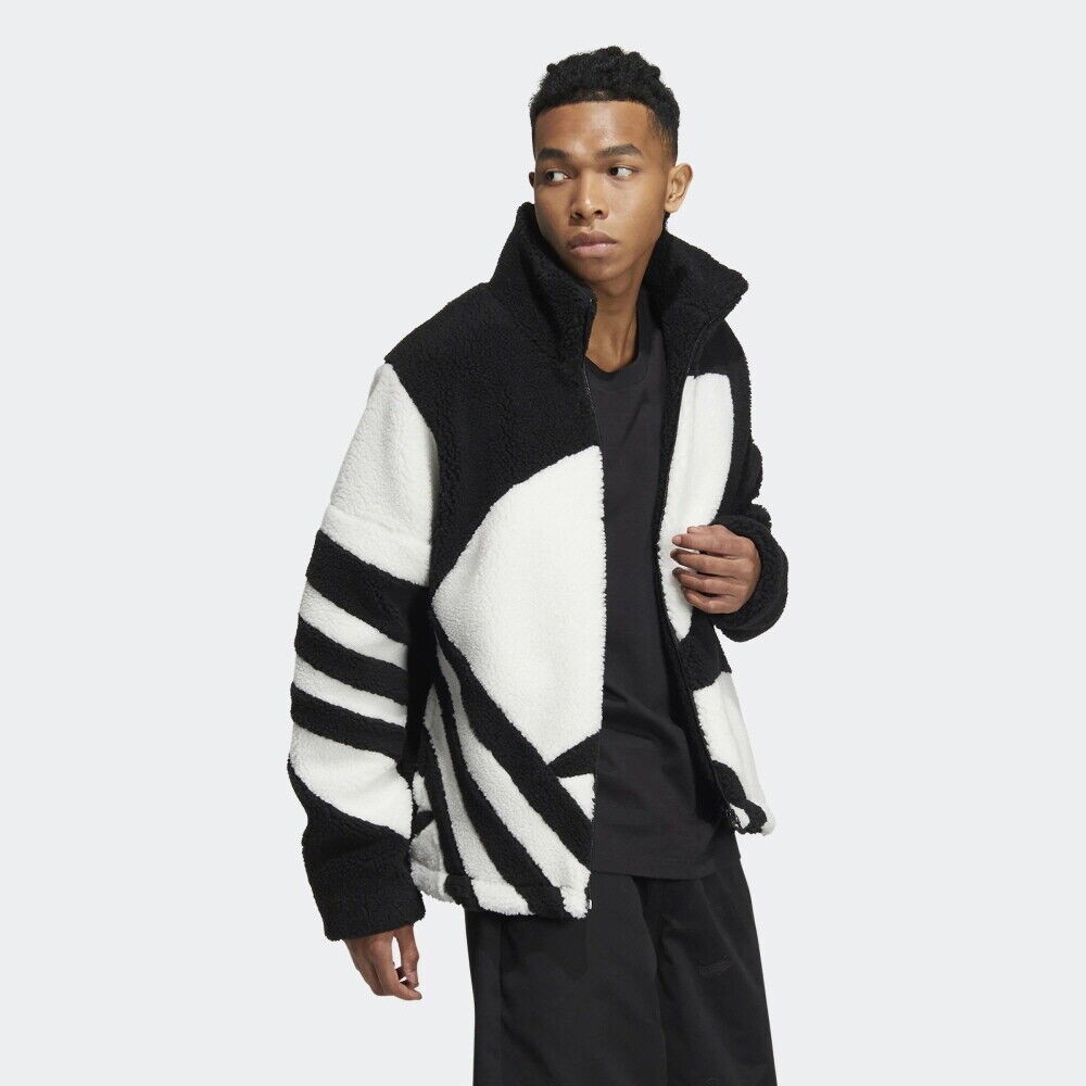 Adidas Originals Women's SHERPA Jacket TR HR3486 Black/White