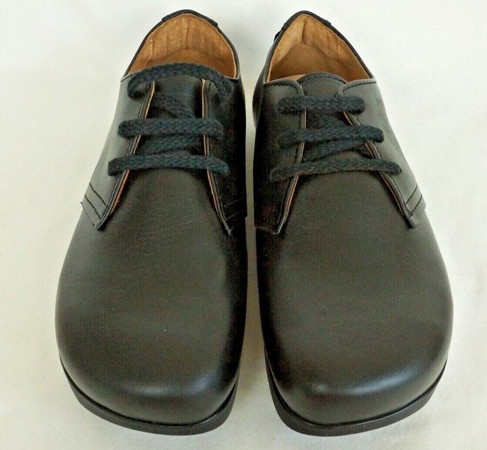 Kalso Earth Shoes Faroe Lokah Black Leather Women Negative Heel NEW