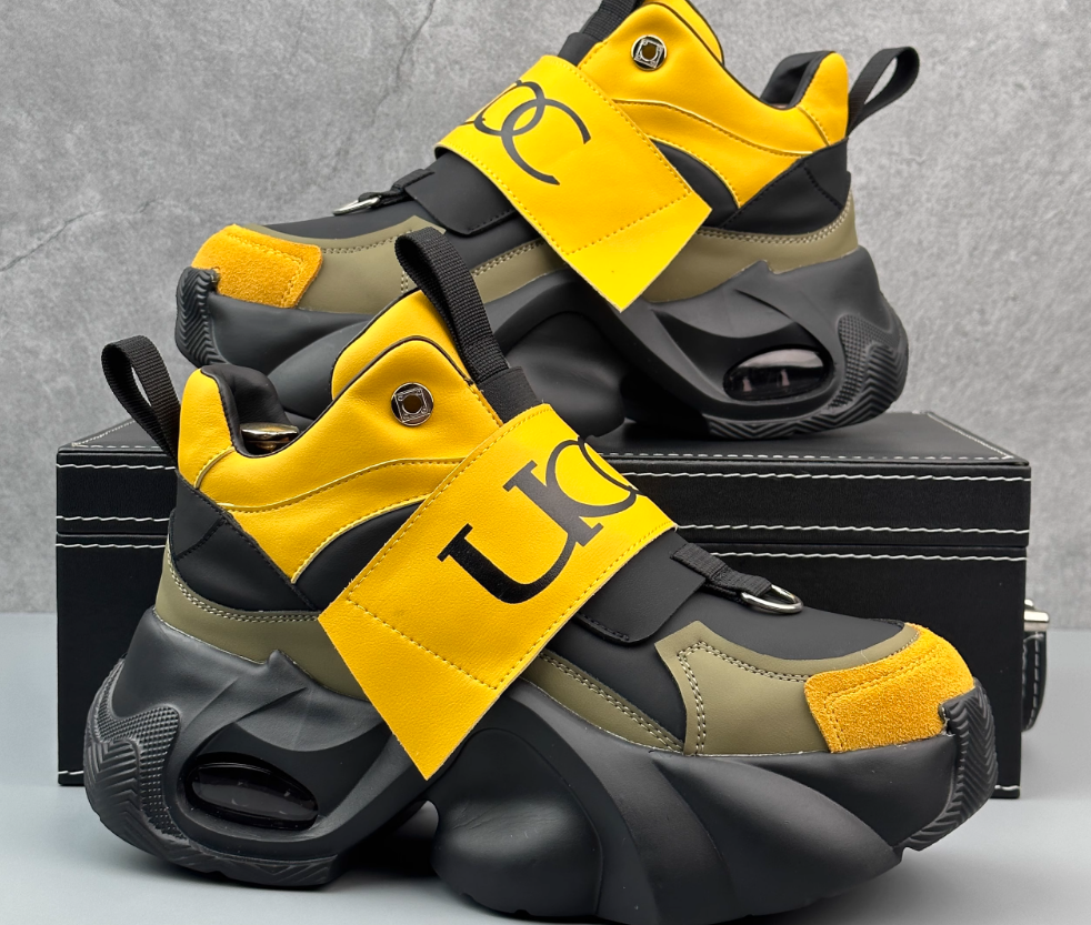 Fashion brand thick-soled dad shoes for men autumn and winter lazy slip-on men's shoes all-match height-enhancing casual sports shoes