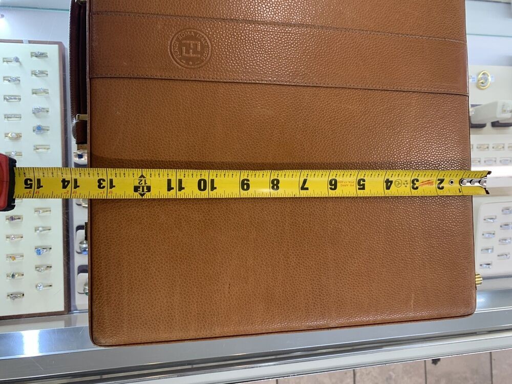 Vintage Original Fendi Leather Briefcase