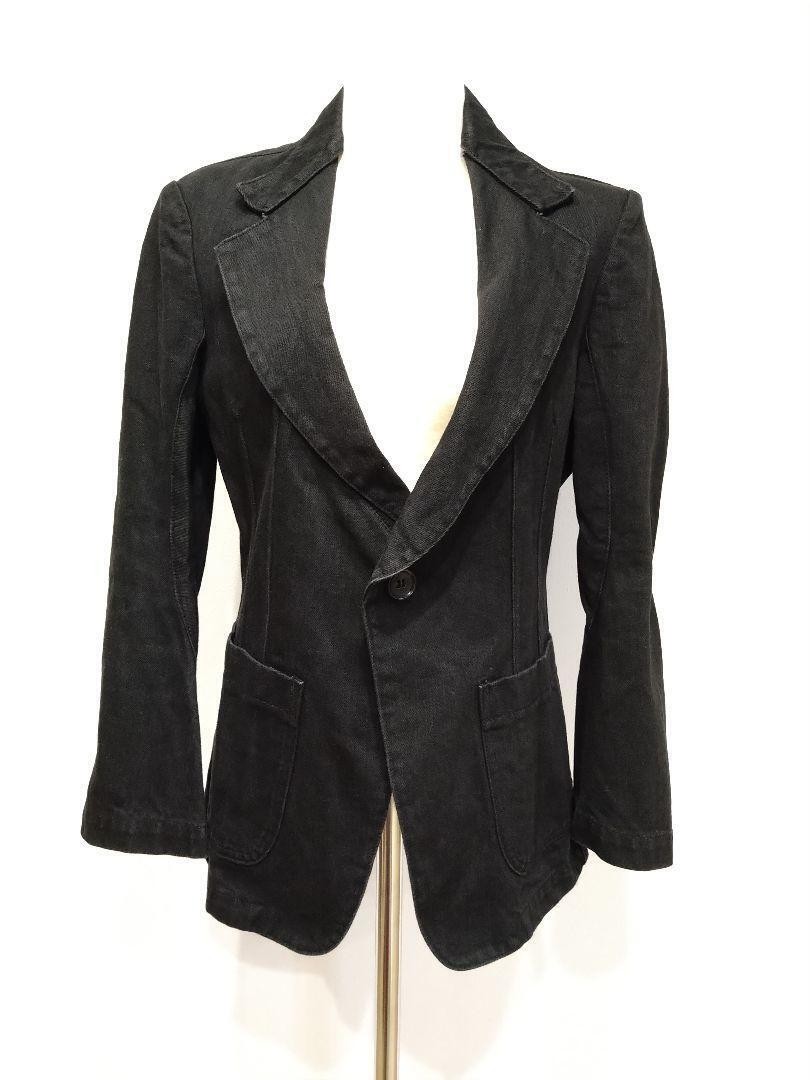 JUNYA WATANABE COMME des GARCONS Denim Black Jacket Blazer Women size JP-M
