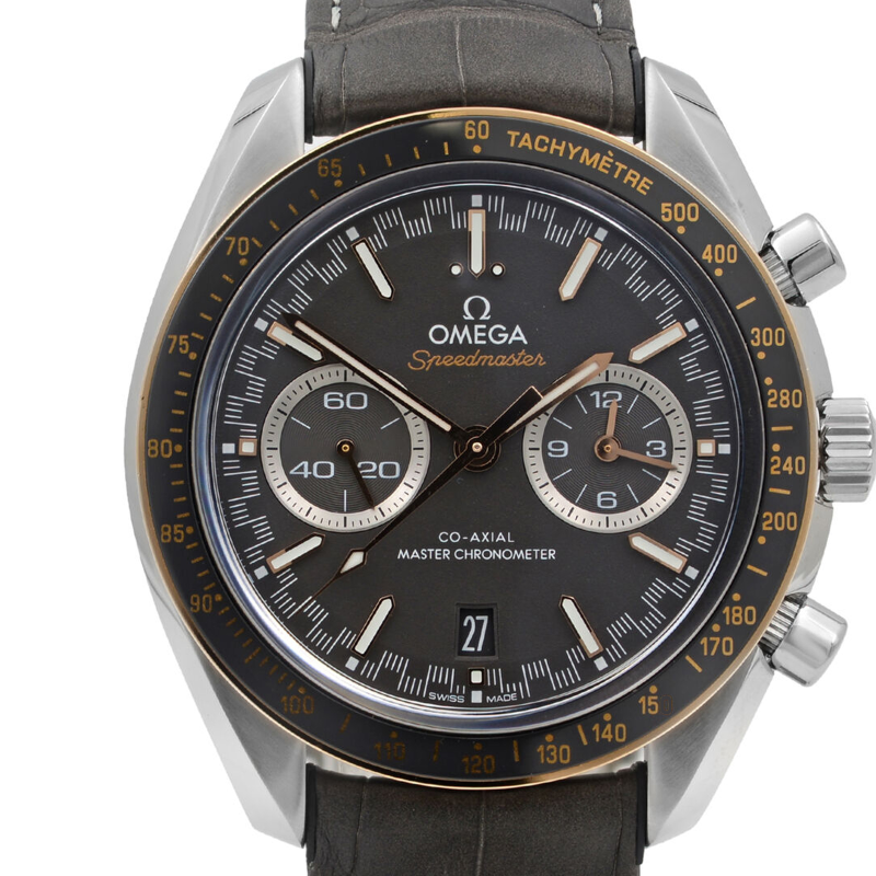 Omega Speedmaster Racing Steel Gold Gray dial Men's Watch 329.23.44.51.06.001-
