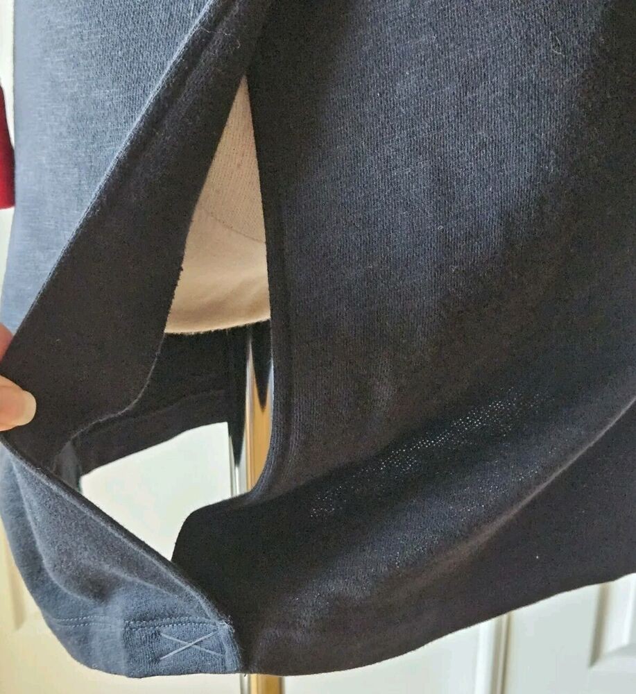 RARE Ralph Lauren Denim & Supply XS Black Red Velvet Military Long Coat Jacket