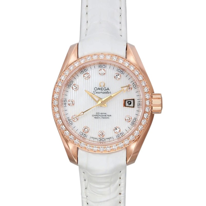 Omega Seamaster Aqua Terra Diamond MOP dial automatic watch 231.58.30.20.55.001-